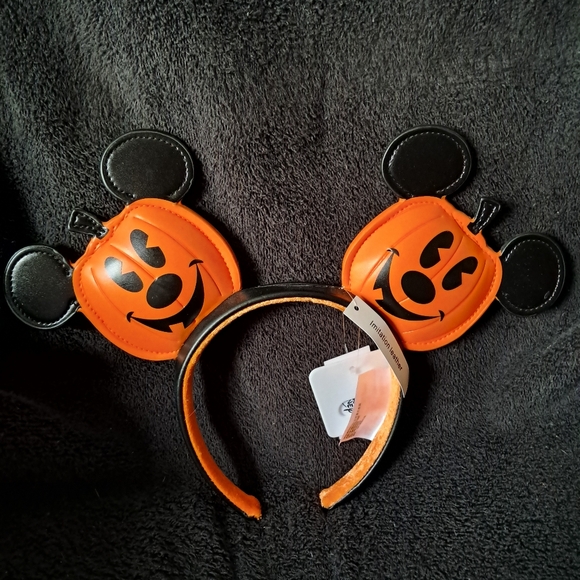 Loungefly Accessories - OG Pumpkin Mickey Ears